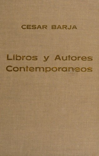 Cover for Libros y autores contemporáneos