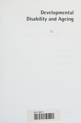 Cover for Developmental Disability and Ageing