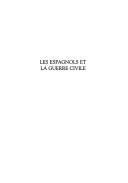 Cover for Les Espagnols et la Guerre civile