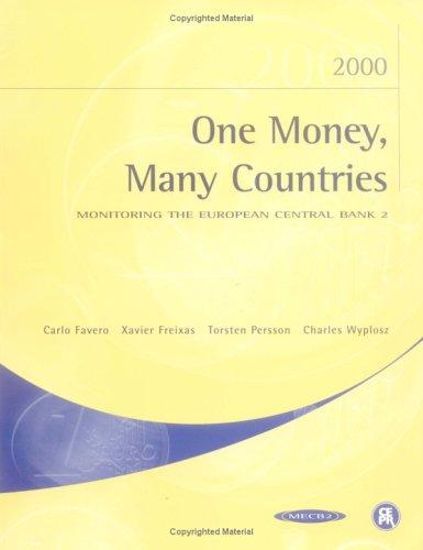 Cover for One Money, Many Countries 2000