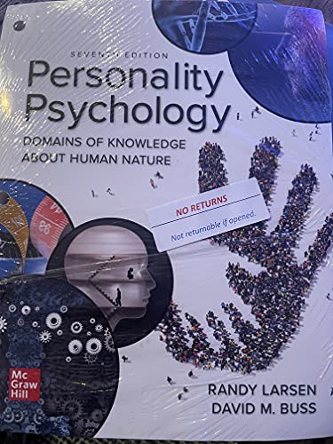 Cover for Personality Psychology Domains of Knowledge About Human Nature