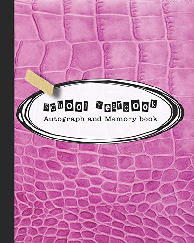 Cover for School Yearbook Autograph and Memory book