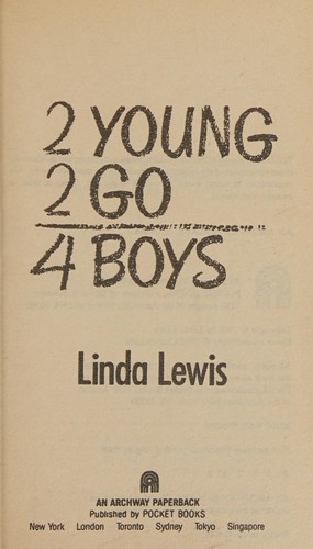 Cover for Too Young to Go for Boys