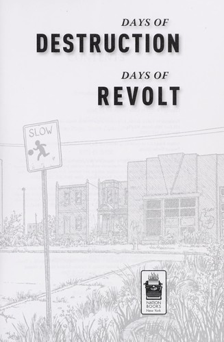 Cover for Days of destruction, days of revolt