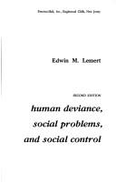 Cover for Human deviance, social problems, and social control