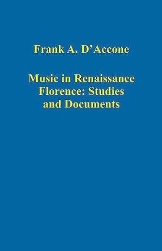 Cover for Music in Renaissance Florence