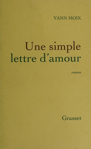 Cover for Une simple lettre d'amour