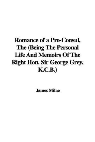 Cover for The Romance of a Pro-consul