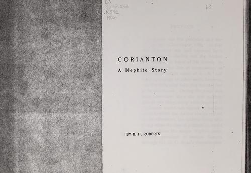 Cover for Corianton