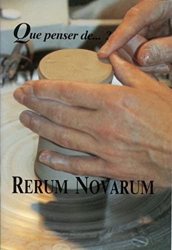 Cover for Rerum novarum