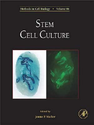 Cover for Stem Cell Culture
            
                Methods in Cell Biology Hardcover