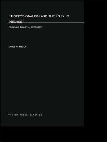 Cover for Professionalism and the Public Interest