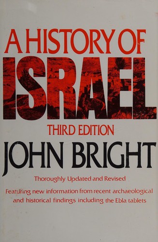 Cover for A history of Israel.