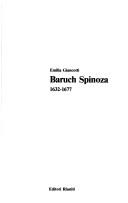 Cover for Baruch Spinoza
