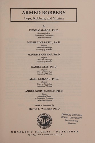 Cover for Armed robbery
