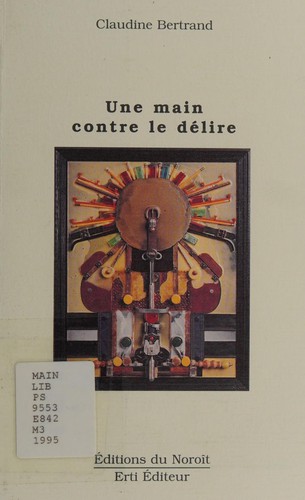 Cover for Une main contre le délire