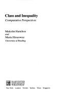 Cover for Class and Inequality