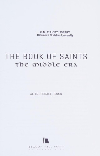 Cover for The book of saints