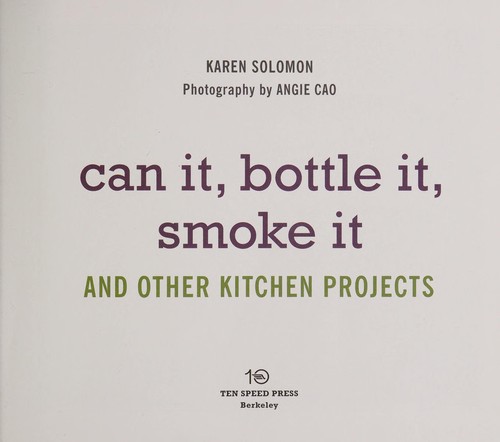 Cover for Can it, bottle it, smoke it