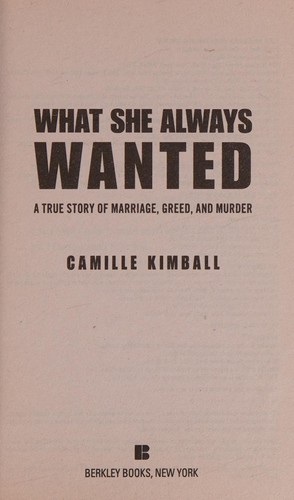 Cover for What she always wanted