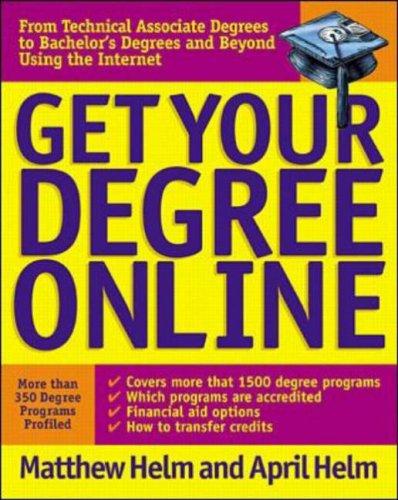 Cover for Get your degree online