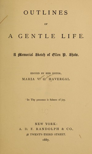 Cover for Outlines of a gentle life