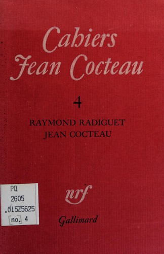 Cover for Raymond Radiguet-Jean Cocteau