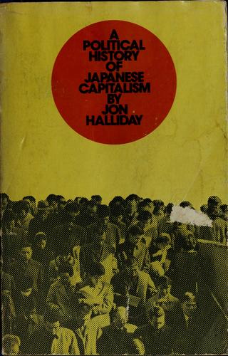 Cover for A political history of Japanese capitalism