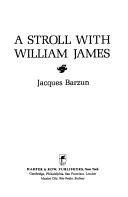Cover for A stroll with William James