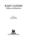 Cover for Rajiv Gandhi, tributes and memories