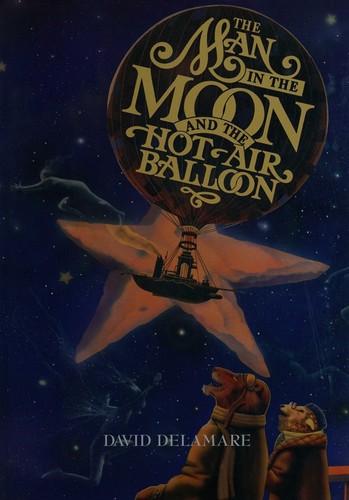 Cover for The man in the moon and the hot-air balloon