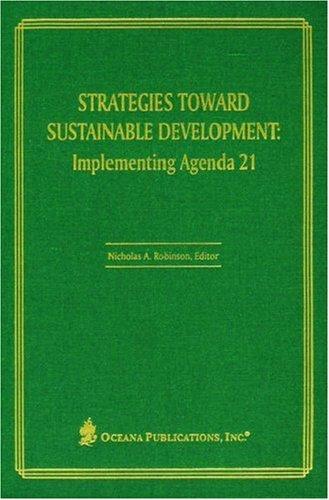 Cover for Strategies toward Sustainable Development