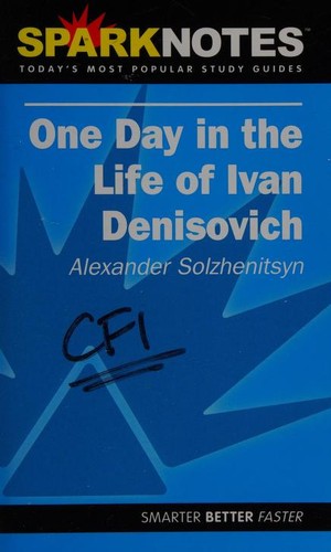 Cover for One Day in the Life (SparkNotes Literature Guide) (SparkNotes Literature Guide)
