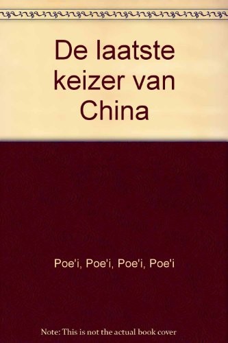 Cover for De laatste keizer van China