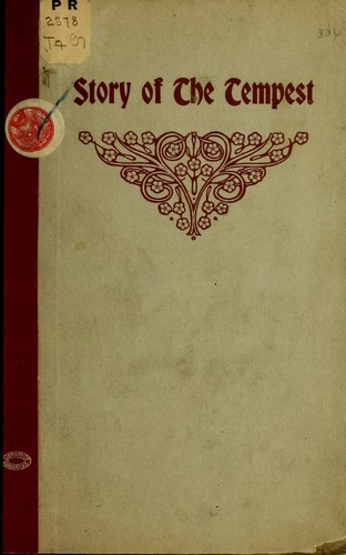 Cover for Story of The tempest