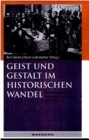 Cover for Geist und Gestalt im historischen Wandel