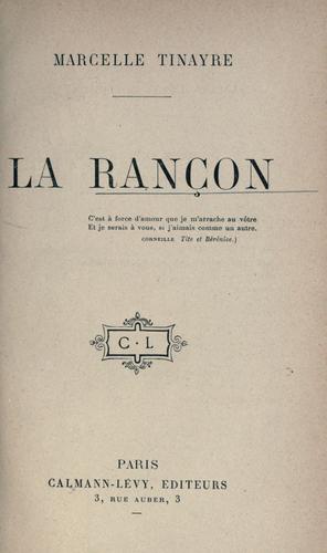 Cover for La rançon
