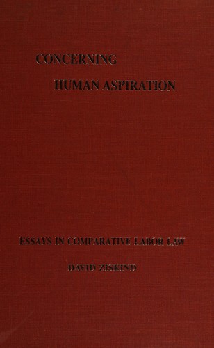 Cover for Concerning human aspiration