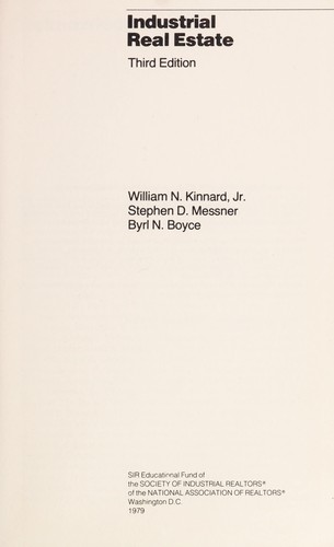 Cover for Industrial real estate