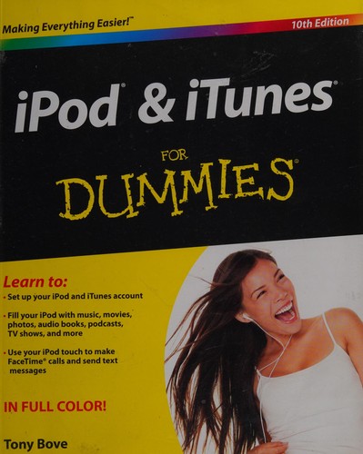 Cover for IPod & iTunes for dummies