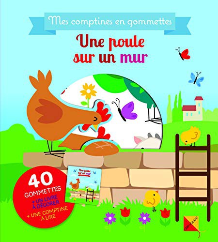Cover for Une poule sur un mur - Mes comptines en gommettes