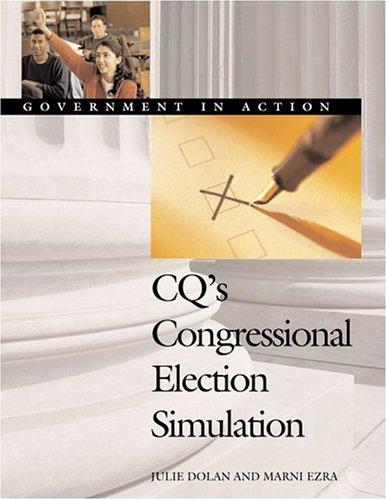 Cover for Cq's Congressional Election Simulation