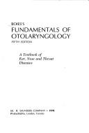 Cover for Boies's Fundamentals of otolaryngology