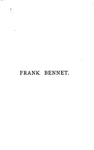 Cover for Frank Bennet
