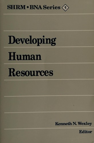 Cover for Developing human resources