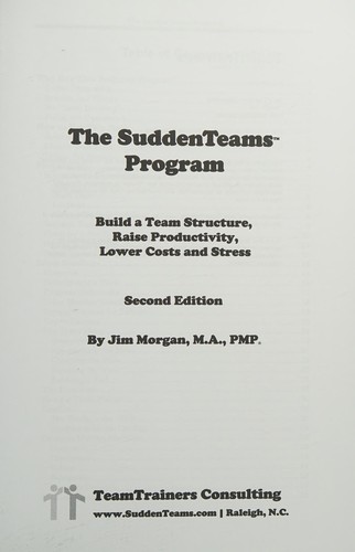 Cover for The SuddenTeams Program, 2nd Edition