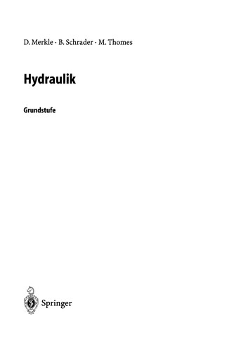 Cover for Hydraulik