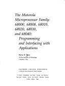 Cover for The Motorola microprocessor family