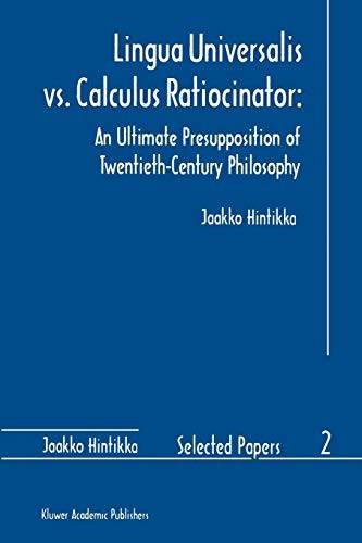 Cover for Lingua Universalis vs. Calculus Ratiocinator : 