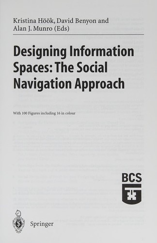 Cover for Designing information spaces